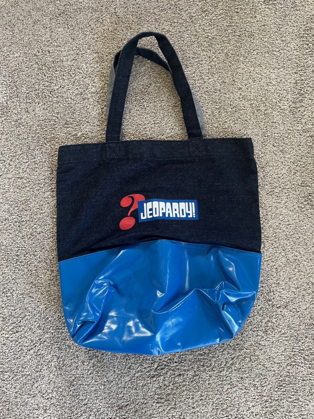 Jeopardy Navy Denim Shoulder Bag
